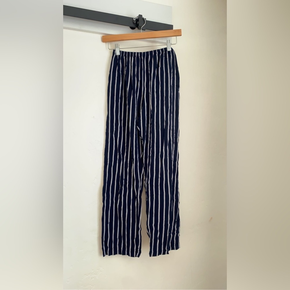flowy striped pants